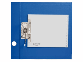 Ordner alfabet Quantore 2-gaats 18x23 PP grijs