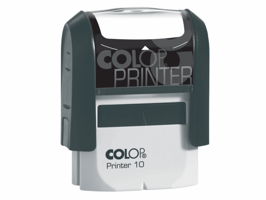 Colop Printer 10 Stempel, 3 Regels Tekst, 10 x 27 mm, Zwarte Houder