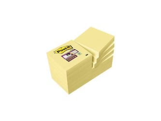 Post-it Super Sticky Notes Canary Yellow 47,6 x 47,6 mm (pak 12 blokken)