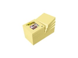 Post-it Super Sticky Notes Canary Yellow 47,6 x 47,6 mm (pak 12 blokken)