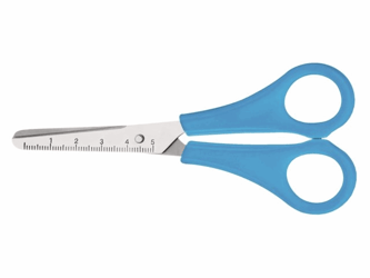 KINDERSCHAAR WESTCOTT RONDE PUNT 130MM LICHTBLAUW artikel afbeelding
