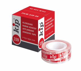 339 Kip Film – 3 rollen per doosje - transparant. Breedte 19mm x lengte 20m artikel afbeelding