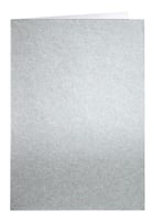 Correspondentiekaart Papicolor dubbel 105x148mm Zilver