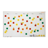 Taskboard voor Scrum en Kanban met 5 banen b x h = 2000x1200 mm