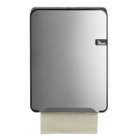 E-Tissue handdoekdispenser | Multifold - Silver Quartz
