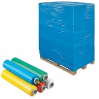 Handmatige wikkelfolie blauw