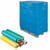 Wikkelfolie 50cm x 300m x 23my H Blauw