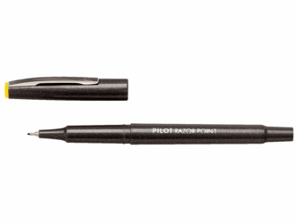 FINELINER PILOT RAZOR POINT SW-10 PP 0.4MM ZWART artikel afbeelding