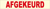 Waarschuwingstape PVC 50mmx66m Afgekeurd 35my wit/rood artikel afbeelding
