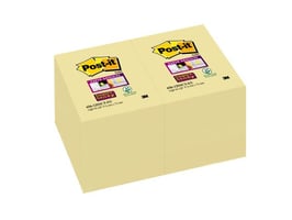 Post-it Super Sticky Notes Canary Yellow 47,6 x 76 mm (pak 12 blokken)