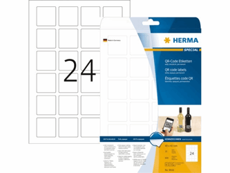 ETIKET HERMA 9642 40X40MM A4 600ST WIT artikel afbeelding