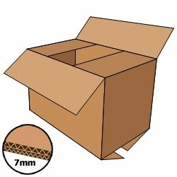 Kartonnen doos 1185x785x800 mm, bruin, dubbelgolf 7 mm, Fefco 0201, Europalletdoos [Pallet] artikel afbeelding