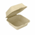 Suikerriet hamburgerbox 450ml/150x150x84mm bruin artikel afbeelding