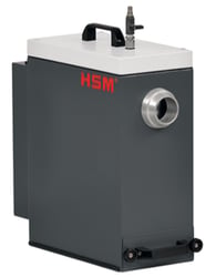 Stofafzuigunit ten behoeve van verpakkingsopbolmachine HSM ProfiPack P425 met adaptieset.