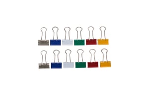 Papierklem MAUL 213 foldback 19mm capaciteit 7mm assorti