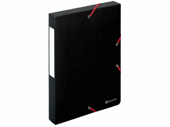 Exacompta Nature Future A4 Documentenbox, 320 x 240 x 40 mm, Karton, 600 g/m², Zwart (pak 10 stuks) artikel afbeelding