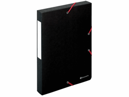 Exacompta Nature Future A4 Documentenbox, 320 x 240 x 40 mm, Karton, 600 g/m², Zwart (pak 10 stuks)