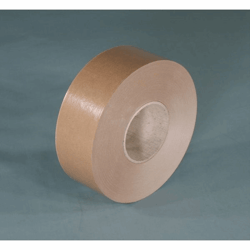 Natplakband uitvoering eenvoudig, bandlengte 200 m bruin, 60 mm breed, VE = 12 rollen