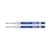 Gelpenvulling Parker blauw 0.7mm blister à 2 stuks