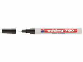 Viltstift Edding 780 lakmarker rond 0.8mm zwart