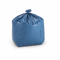 LDPE-afvalzakken inhoud 80 l, l x b x h = 500x450x900 mm materiaaldikte 60 µm, blauw, VE = 150 stuks