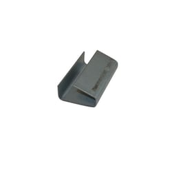 Sluitzegels voor kunststofband, lengte 33 mm breedte 13 mm, van metaal, VE = 2000 stuks