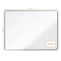 Whiteboard Nobo Premium Plus 90x120cm staal
