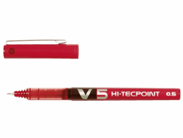ROLLERPEN PILOT HI-TECPOINT V5 0.3MM Rood
