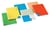 Combimap Secolor folio 1 klep recycled 250gr blauw