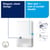 Handdoekdispenser Tork Xpress H2 Multifold Elevation wit 552000
