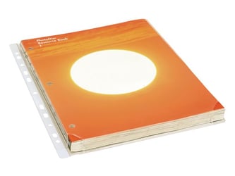 Leitz A4 Showtas met Expansieplooi, PVC, 170 micron, 11-gaats, Transparant (pak 10 stuks) artikel afbeelding