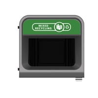Configure Recyclingstation Mixed Recycling EN 87 ltr, Rubbermaid
