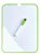 WHITEBOARD DESQ 21.5X28CM + MARKER GROEN PROFIEL artikel afbeelding