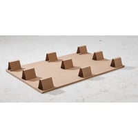 Pallet voor eenmalig gebruik, VE = 10 stuks van materiaal op basis van hout 1200x800 mm