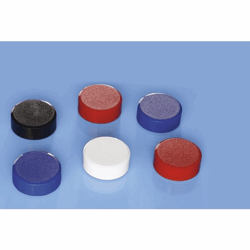 Krachtige magneten, VE = 60 stuks Ø 34 mm, hechtkracht 2 kg kleurrijk gesorteerd, wit, rood, blauw, zwart artikel afbeelding