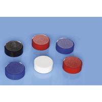 Krachtige magneten, VE = 60 stuks Ø 34 mm, hechtkracht 2 kg kleurrijk gesorteerd, wit, rood, blauw, zwart