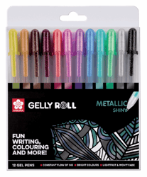 Gelschrijver Sakura Gelly Roll Metallic glans assorti artikel afbeelding