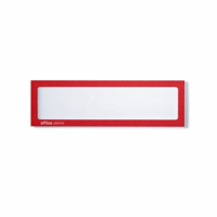 Magnetische infohoes voor titels, A4 staand / A5 liggend, 225x60 mm frame