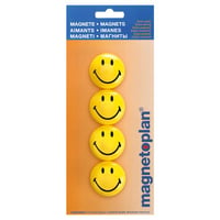 Ronde magneet smiley Ø