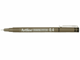 Fineliner Artline technisch 0.4mm zwart