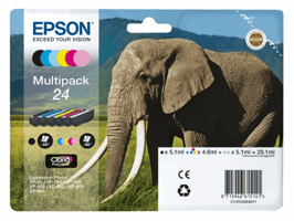 Inktcartridge Epson 24 T2428 foto HD zwart + 5 kleuren
