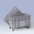 Deksel van polyethyleen voor l x b = 1040x640 mm grijs