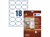 ETIKET AVERY L7101REV-20 63.5X42.3MM WIT 360ST artikel afbeelding