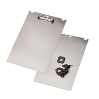 Klembord van aluminium voor montage op wagens, voor A4 l x b = 350x240 mm