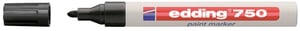 Viltstift edding 750 lakmarker rond 2-4mm zwart blister à 1 stuk
