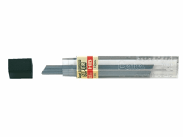 Potloodstift Pentel HB 0.5mm zwart koker à 12 stuks