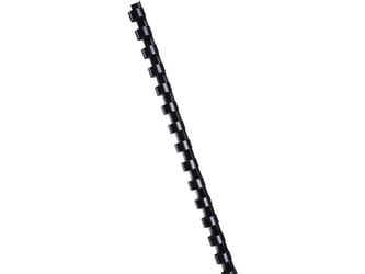 Bindrug 10 mm, 21 ringen, Zwart (pak 100 stuks) artikel afbeelding