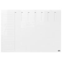 Weekplanner Nobo transparant acryl A4