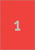 Etiket Avery Zweckform 3470 210x297mm A4 rood 100stuks