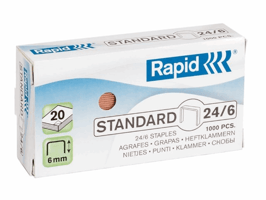 Nieten Rapid 24/6 verkoperd standaard 1000 stuks